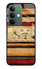 Vinyl Stripes Realme C85 5G Glass Case