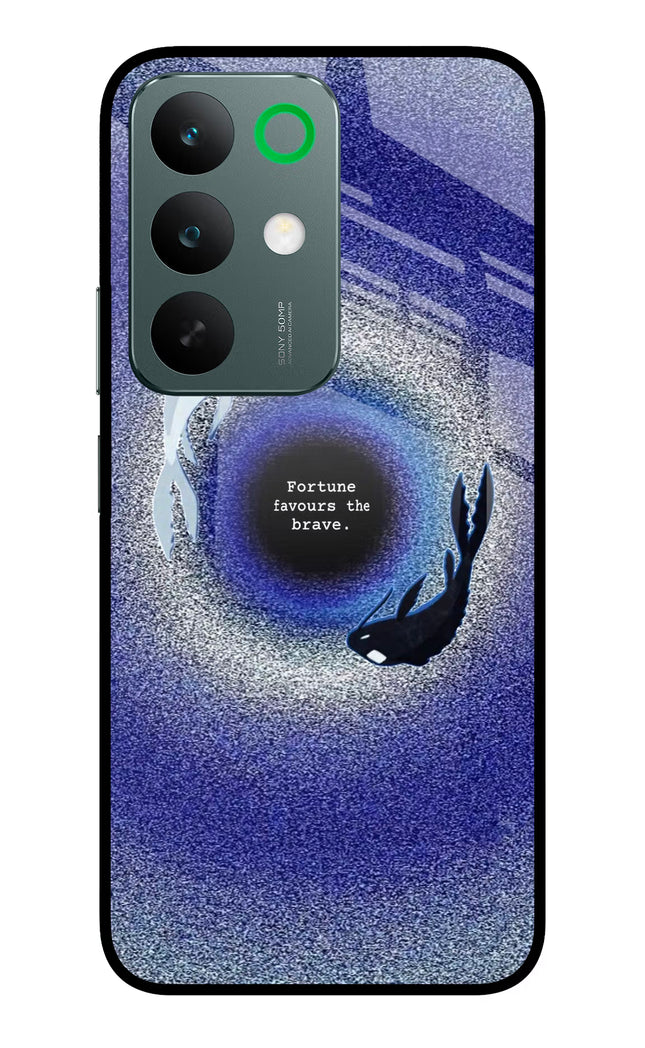 Dark Koi Realme C85 5G Glass Case Back Cover by Casekaro