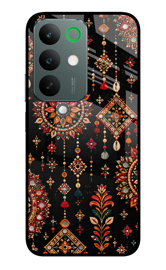 Boho Noir Realme C85 5G Glass Case Back Cover by Casekaro