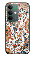 White Mayura Realme C85 5G Glass Case