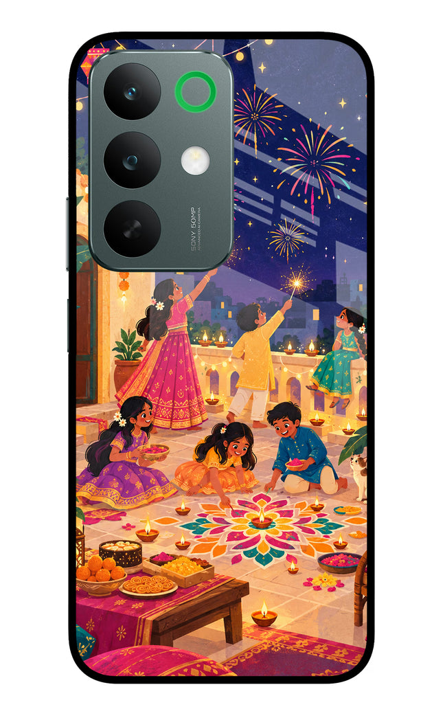 Diwali Night Realme C85 5G Glass Case Back Cover by Casekaro