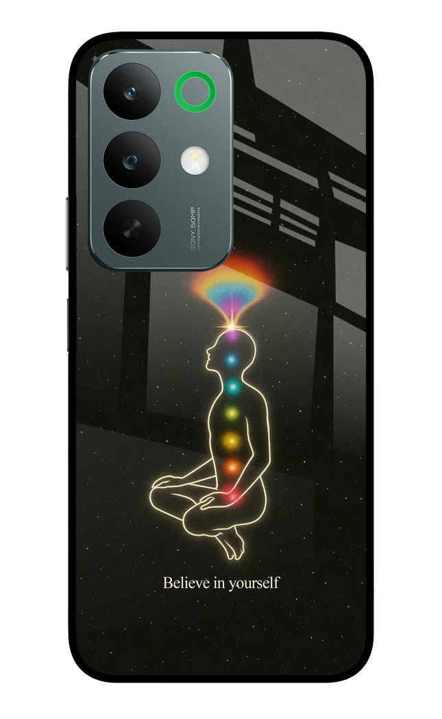 Believe in yourself Realme C85 5G Glass Case Back Cover by Casekaro