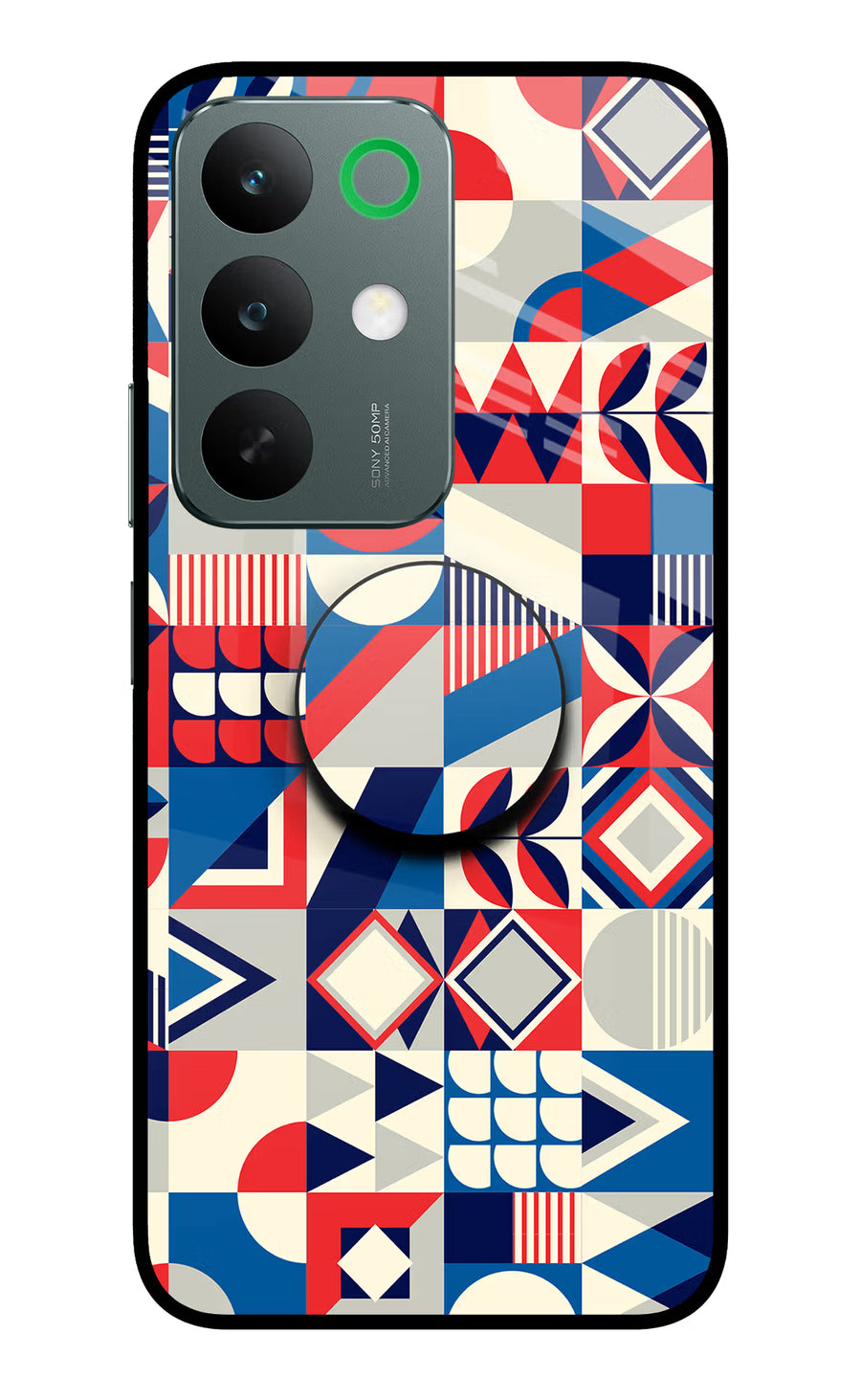 Colorful Pattern Realme C85 5G Pop Case, Glass case