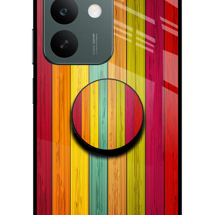 Multicolor Wooden Realme C85 5G Pop Case by Casekaro