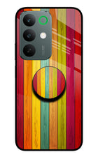Multicolor Wooden Realme C85 5G Pop Case by Casekaro