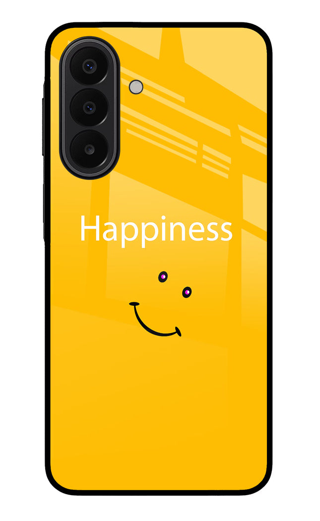 Happiness With Smiley Samsung A27 5G Glass Case Back Cover by Casekaro