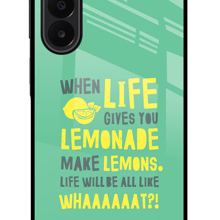 Quote Samsung A27 5G Glass Case Back Cover by Casekaro