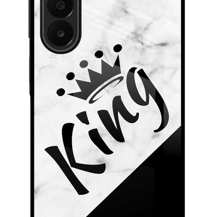 King Samsung A27 5G Glass Case Back Cover by Casekaro