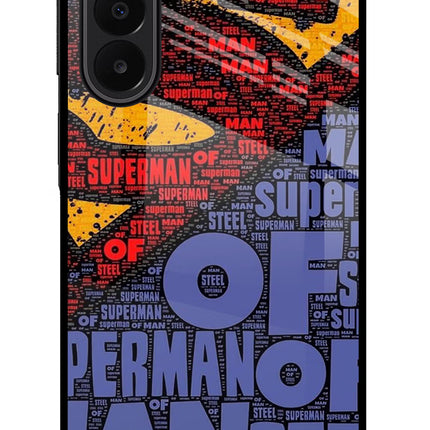 Superman Samsung A27 5G Glass Case Back Cover by Casekaro