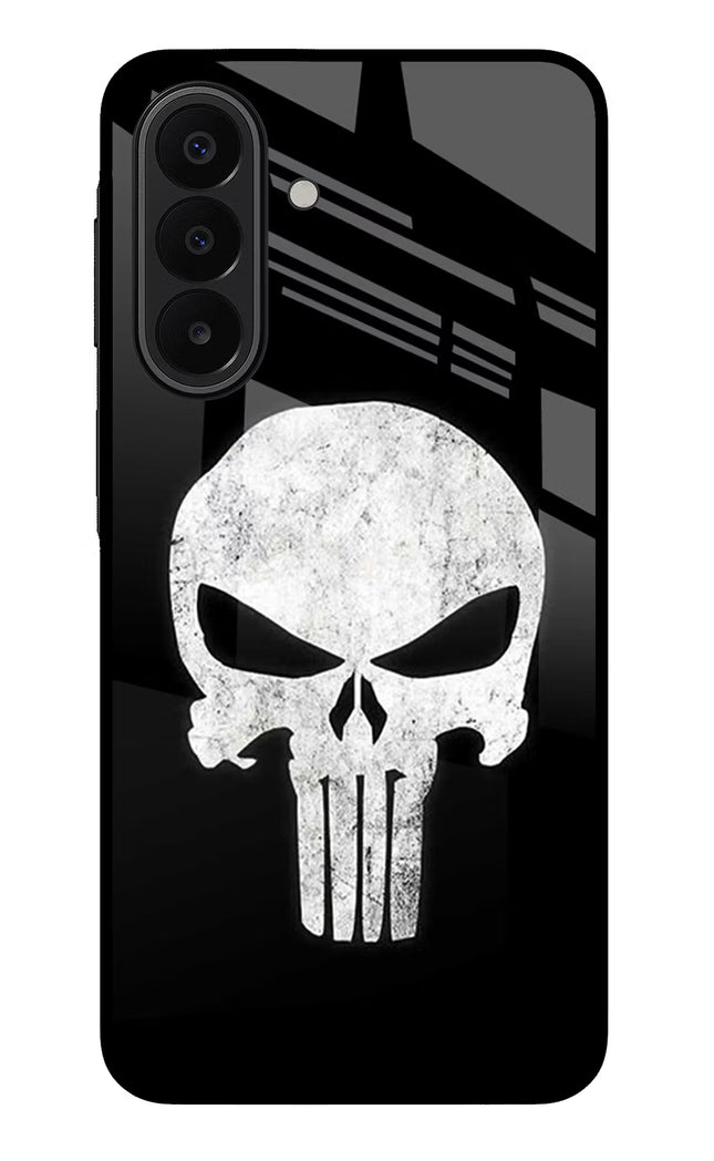 Punisher Skull Samsung A27 5G Glass Case Back Cover by Casekaro