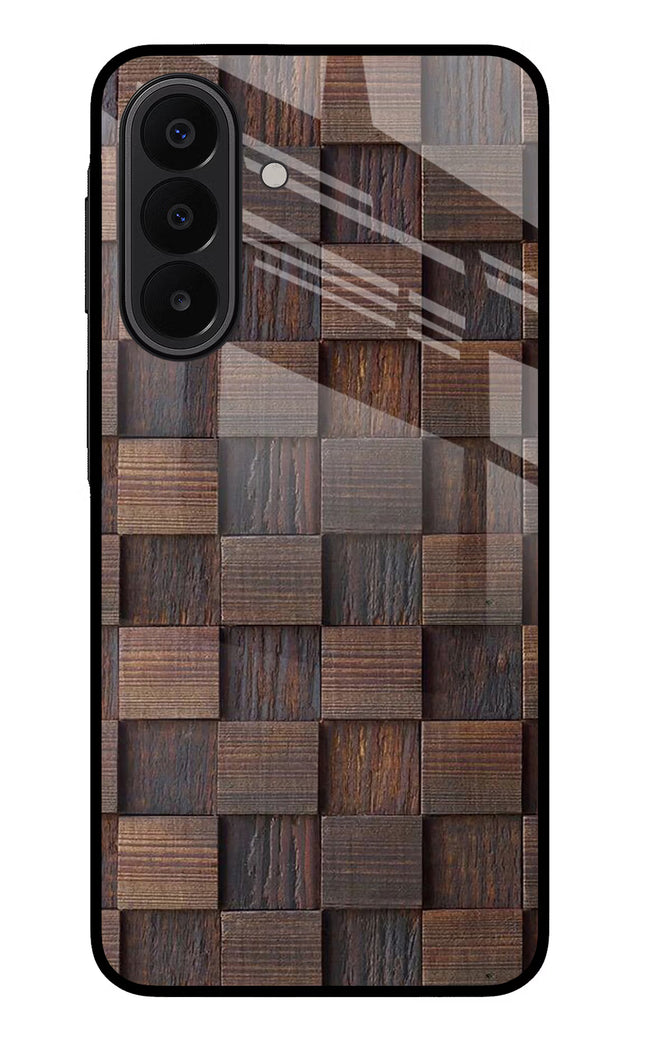 Wooden Cube Design Samsung A27 5G Glass Case Back Cover by Casekaro