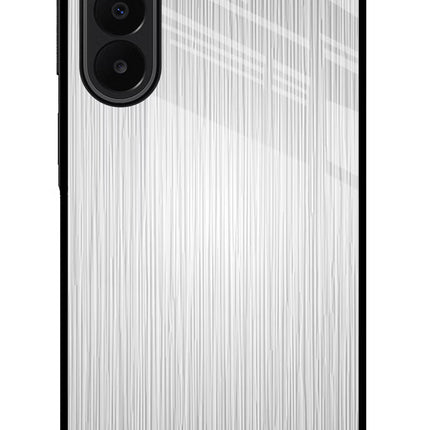 Wooden Grey Texture Samsung A27 5G Glass Case Back Cover by Casekaro