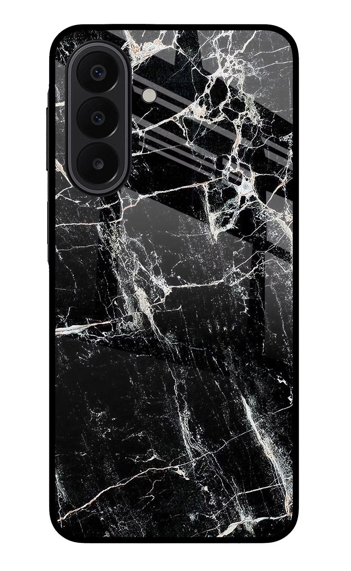 Black Marble Texture Samsung A27 5G Glass Case