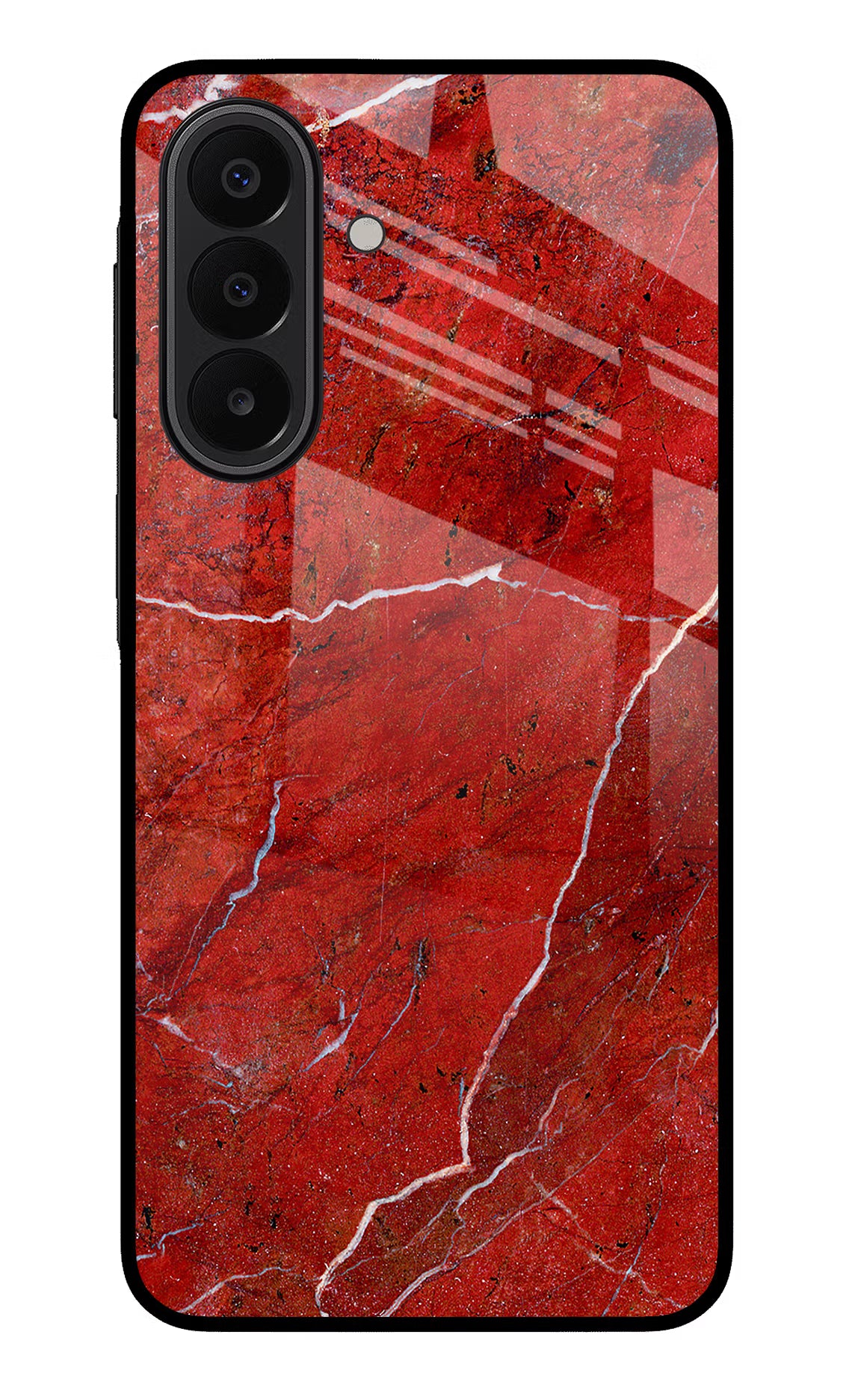 Red Marble Design Samsung A27 5G Glass Case
