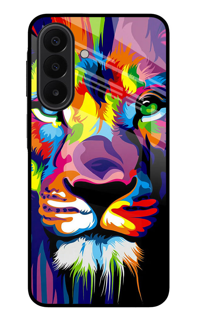 Lion Samsung A27 5G Glass Case Back Cover by Casekaro
