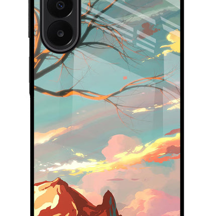 Scenery Samsung A27 5G Glass Case Back Cover by Casekaro