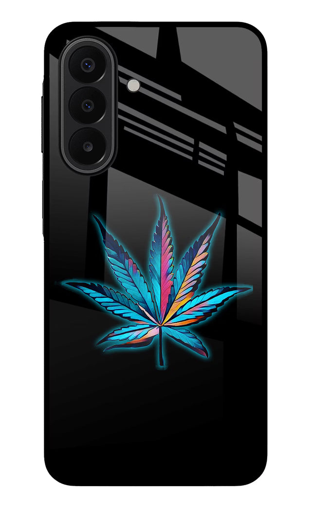 Weed Samsung A27 5G Glass Case Back Cover by Casekaro