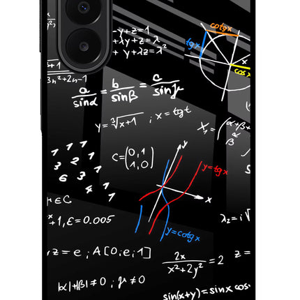 Mathematics Formula Samsung A27 5G Glass Case Back Cover by Casekaro