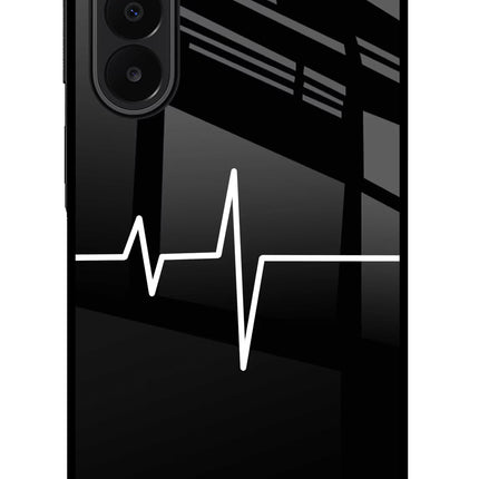 Heart Beats Samsung A27 5G Glass Case Back Cover by Casekaro
