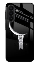 Moon Space Samsung A27 5G Glass Case Back Cover by Casekaro