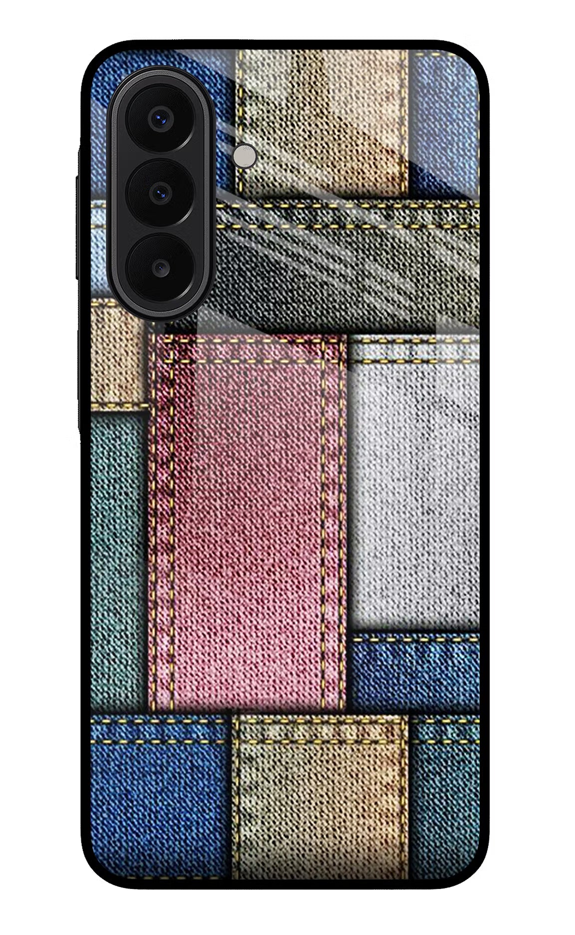 Multicolor Jeans Samsung A27 5G Glass Case