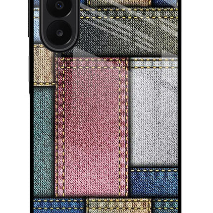 Multicolor Jeans Samsung A27 5G Glass Case Back Cover by Casekaro