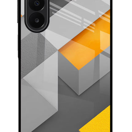 Abstract Samsung A27 5G Glass Case Back Cover by Casekaro