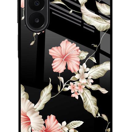 Flowers Samsung A27 5G Glass Case Back Cover by Casekaro