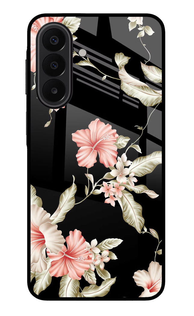 Flowers Samsung A27 5G Glass Case Back Cover by Casekaro