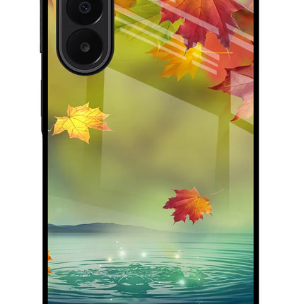 Flowers Samsung A27 5G Glass Case Back Cover by Casekaro