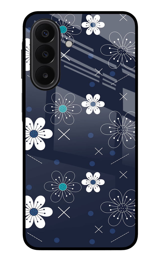 Flowers Samsung A27 5G Glass Case Back Cover by Casekaro