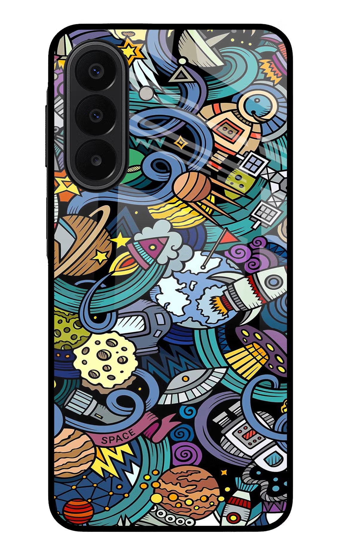Space Abstract Samsung A27 5G Glass Case