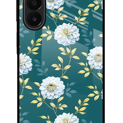 Flowers Samsung A27 5G Glass Case Back Cover by Casekaro