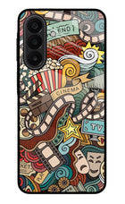 Cinema Abstract Samsung A27 5G Glass Case Back Cover by Casekaro
