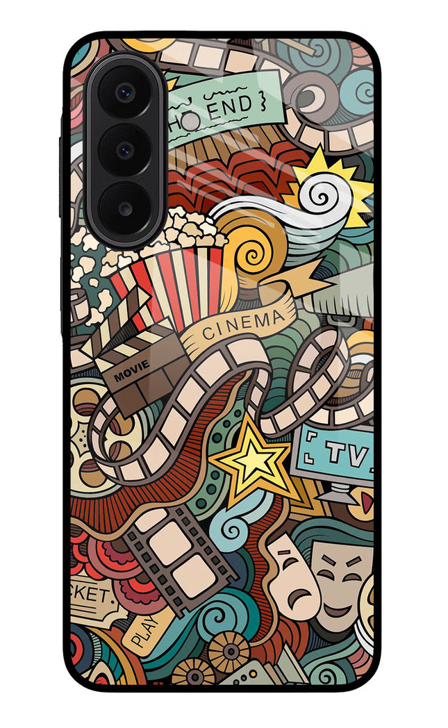 Cinema Abstract Samsung A27 5G Glass Case Back Cover by Casekaro
