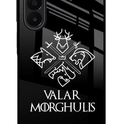 Valar Morghulis | Game Of Thrones Samsung A27 5G Glass Case Back Cover by Casekaro
