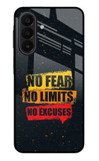 No Fear No Limits No Excuse Samsung A27 5G Glass Case Back Cover by Casekaro