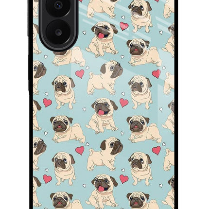 Pug Dog Samsung A27 5G Glass Case Back Cover by Casekaro