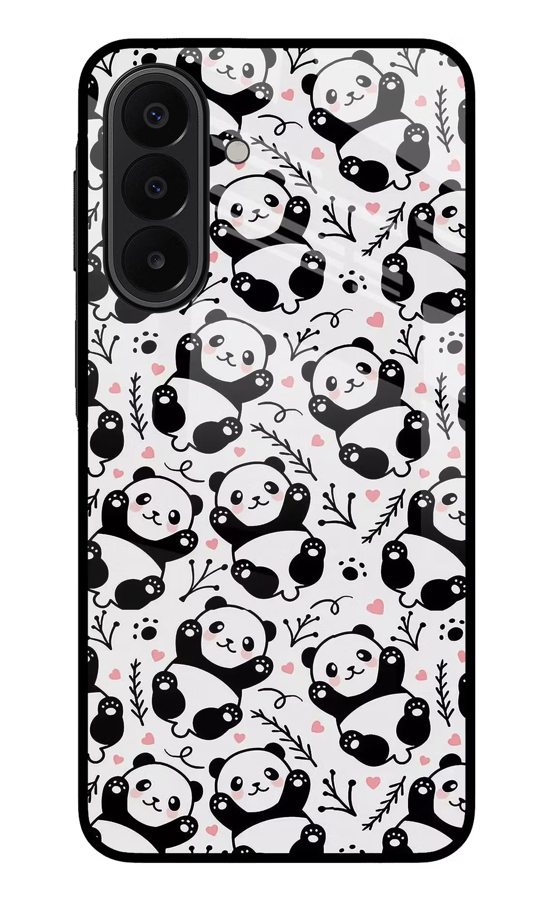 Cute Panda Samsung A27 5G Glass Case