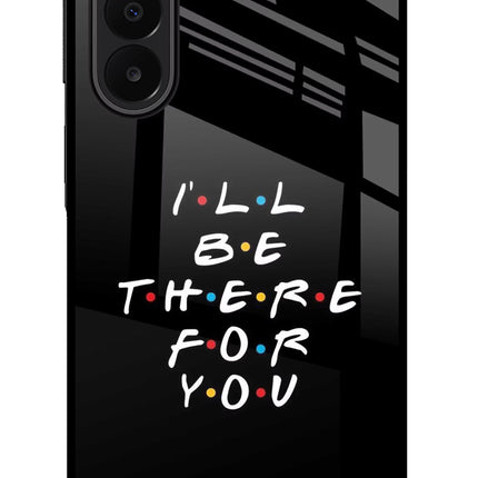 I'll Be There For You Samsung A27 5G Glass Case Back Cover by Casekaro