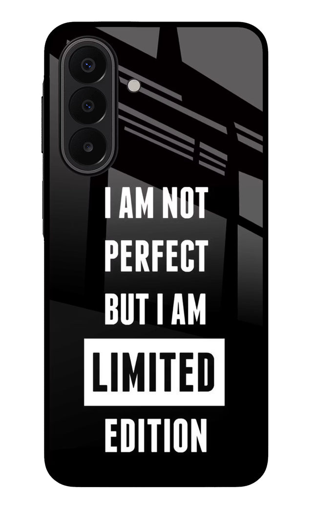 I Am Not Perfect But I Am Limited Edition Samsung A27 5G Glass Case Back Cover by Casekaro