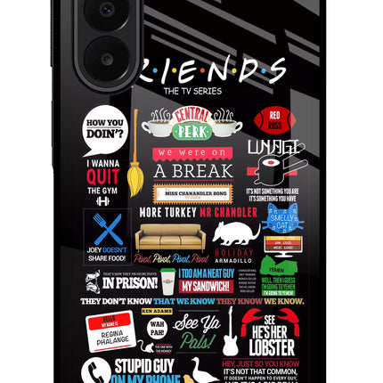 FRIENDS Samsung A27 5G Glass Case Back Cover by Casekaro