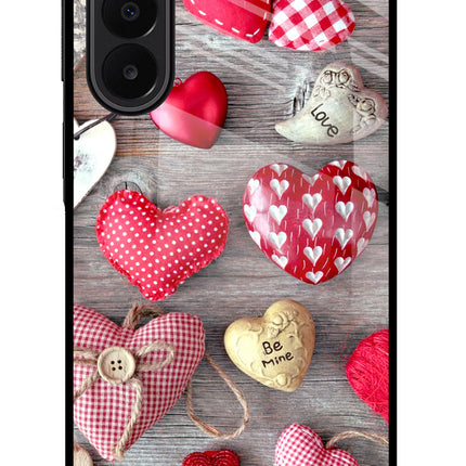 Love Wallpaper Samsung A27 5G Glass Case Back Cover by Casekaro