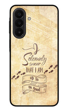 I Solemnly swear that i up to no good Samsung A27 5G Glass Case Back Cover by Casekaro