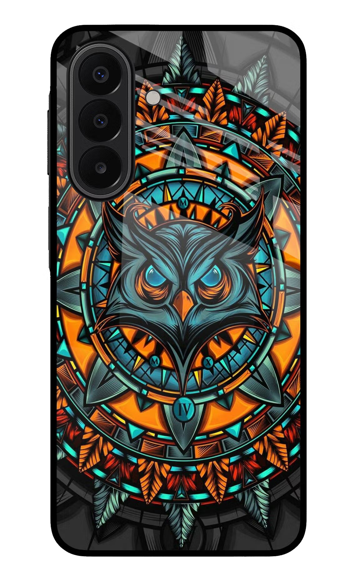 Angry Owl Art Samsung A27 5G Glass Case