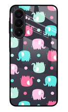 Elephants Samsung A27 5G Glass Case Back Cover by Casekaro