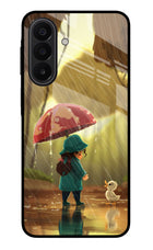 Rainy Day Samsung A27 5G Glass Case Back Cover by Casekaro