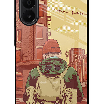 Adventurous Samsung A27 5G Glass Case Back Cover by Casekaro