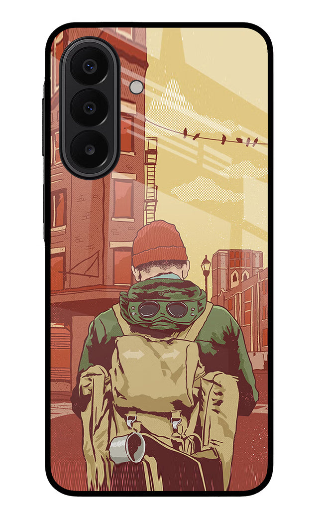 Adventurous Samsung A27 5G Glass Case Back Cover by Casekaro