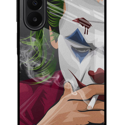 Joker Smoking Samsung A27 5G Glass Case Back Cover by Casekaro